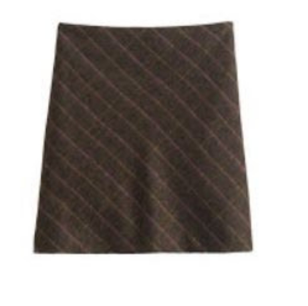 Jcrew grey paid wool skirt size 4